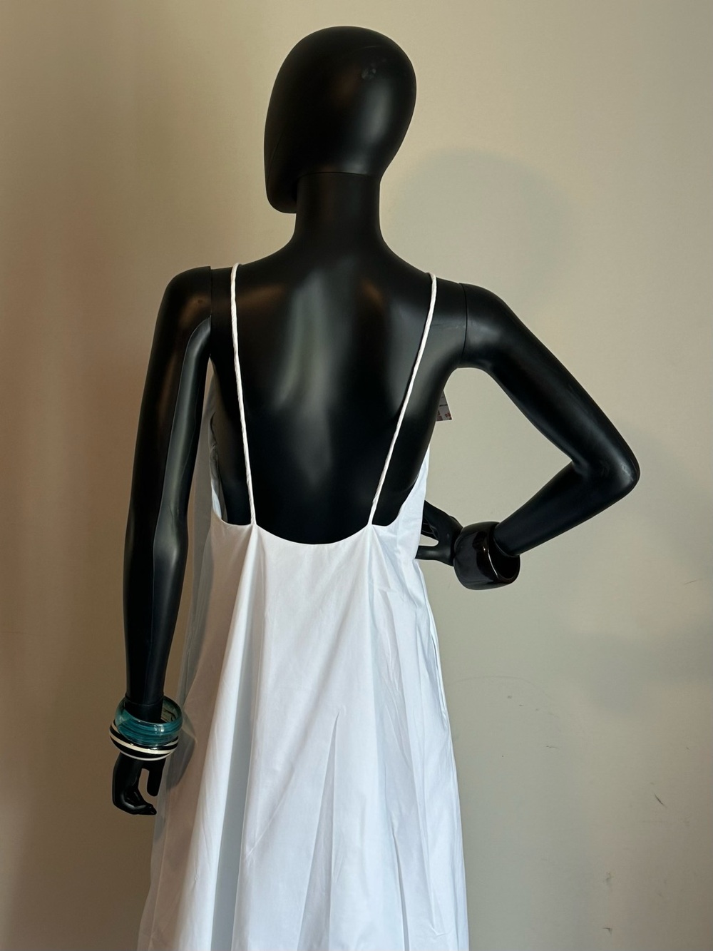 Anine Bing White Spaghetti Strap Maxi Dress - Picture 6 of 7